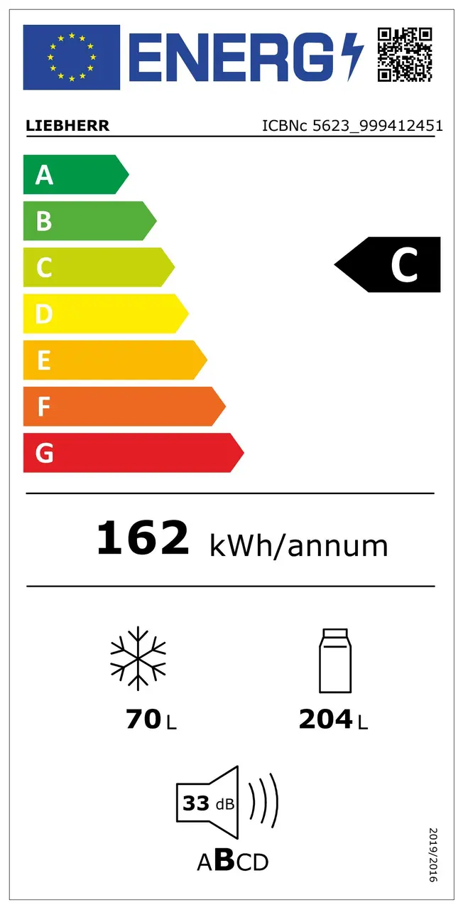 ekoページ ICBNc 5623 plus BioFresh NoFrost Chłodziarko-zamrażarki do